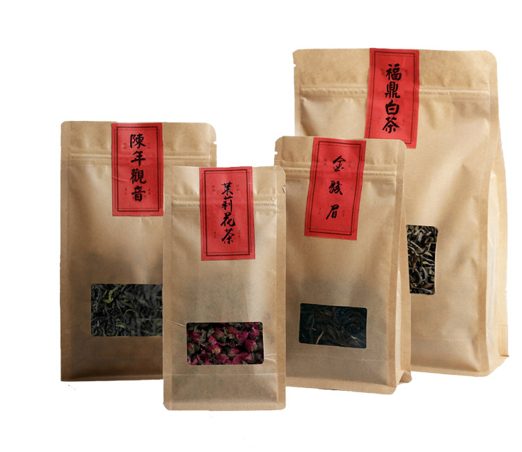 開窗牛皮紙袋—茶葉開窗牛皮紙袋