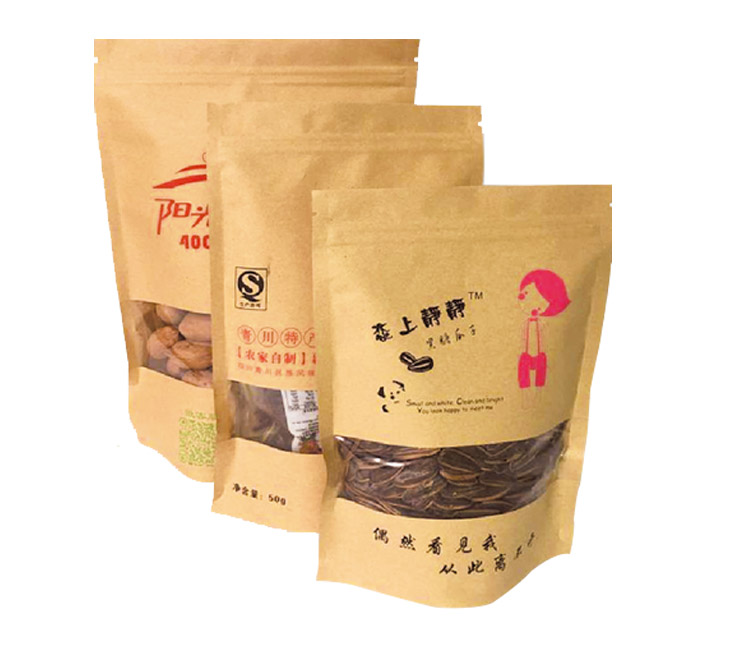 開窗牛皮紙袋—瓜子牛皮紙袋