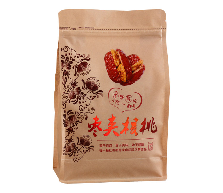 紙塑復(fù)合袋—八邊封紙塑核桃袋