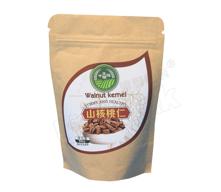 堅(jiān)果食品包裝袋——核桃自立干果袋