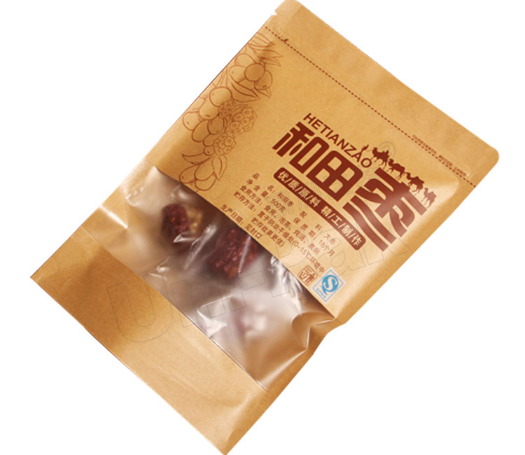 堅(jiān)果食品包裝袋——紅棗高檔自立干果袋